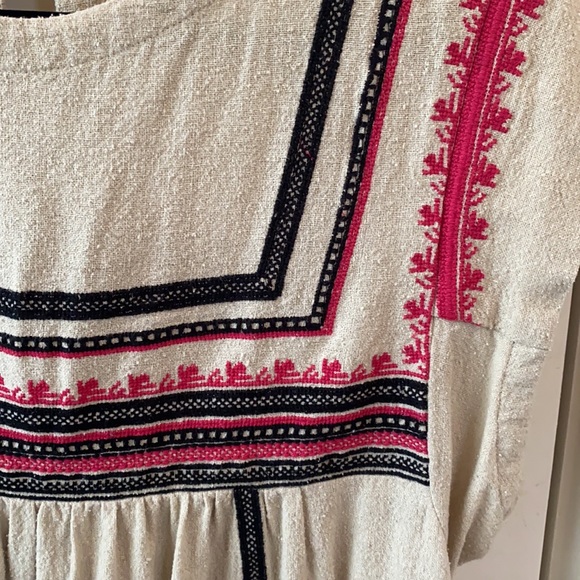 Rebecca Minkoff Taupe with Embroidery Dress - Picture 3 of 4